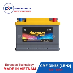 Ắc quy Đồng Nai CMF DIN65 [LBN] - 12V - 65Ah