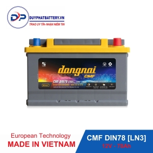 Ắc quy Đồng Nai CMF DIN78 [LN3] - 12V - 78Ah