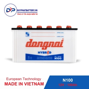 Ắc quy Hybrid Đồng Nai N100 - 12V - 100Ah