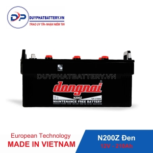 Ắc quy Tàu thuyền Đồng Nai N200Z Đen - 12V - 210Ah