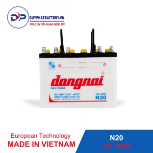 Ắc quy Dân dụng Đồng Nai N20 - 12V - 20Ah