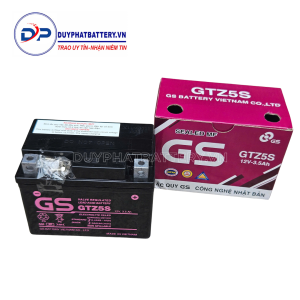 BÌNH ẮC QUY KHÔ GS GTZ5S (12V-3.5Ah) - GS NHẬT BẢN