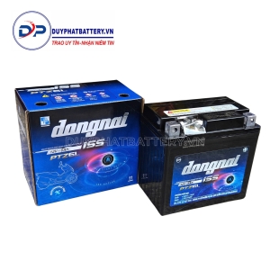 Ắc quy khô xe máy Đồng Nai PTZ6L (12V-6Ah)