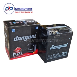 Ắc quy khô xe máy Đồng Nai PTZ7L (12V-7Ah)