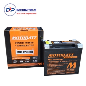 Bình ắc quy Motobatt MBTX20UHD 12v 21Ah