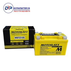 Bình ắc quy MOTOBATT MBTZ10S 12V 8AH