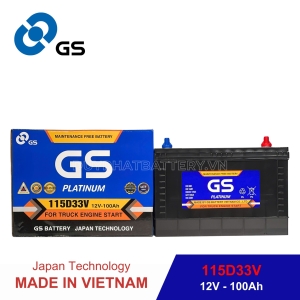 Bình ắc quy GS 115D33V 12V 100Ah