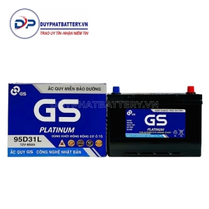 Bình ắc quy GS khô 95D31L (12V-80AH)