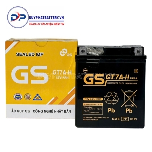 BÌNH ẮC QUY KHÔ GS GT7A-H (12V-7Ah) - GS NHẬT BẢN