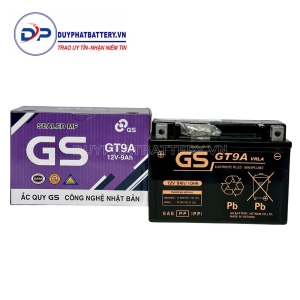 BÌNH ẮCQUY KHÔ GS GT9A (12V-9Ah) - GS NHẬT BẢN