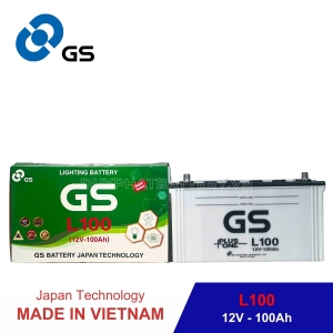 BÌNH ẮC QUY GS L100 (12V-100AH) SẢN PHẨM MỚI