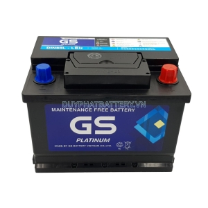 Bình ắc quy GS MF DIN60L 12V 60Ah