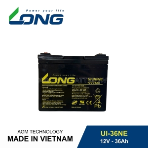 Bình ắc quy kín khí LONG 12V-36Ah, LONG  U1-36NE dùng cho lưu điện UPS