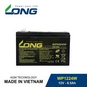 Bình ắc quy kín khí LONG 12V-6Ah, LONG WPL1224W dùng cho lưu điện UPS