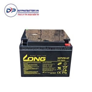 Ắc quy LONG WP26-12 12V-26Ah | Bảo hành 12 tháng