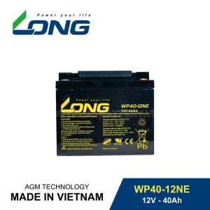 Bình ắc quy kín khí LONG 12V-40Ah, LONG WP40-12NE dùng cho lưu điện UPS