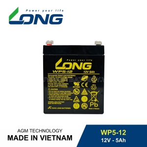 BÌNH ẮCQUY LONG WP5-12 12V5AH