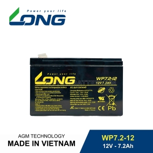 BÌNH ẮC QUY LONG WP7.2-12 12V 7.2AH
