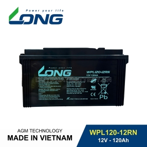 Bình ắc quy kín khí LONG 12V-100Ah, LONG WPL120-12RN dùng cho lưu điện UPS