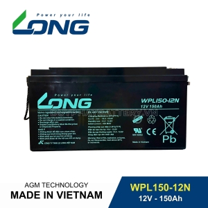 Bình ắc quy kín khí LONG 12V-100Ah, LONG WPL150-12N dùng cho lưu điện UPS