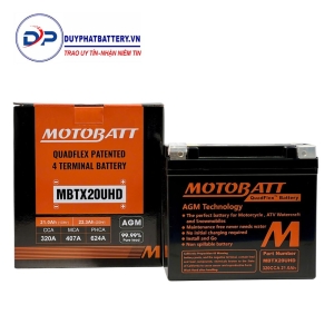 Bình ắc quy Motobatt MBTX20UHD 12v 21Ah