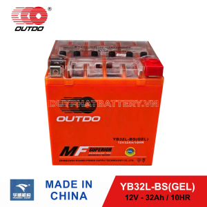 Bình ắc quy OUTDO YB32L-BS GEL (12V-32Ah) - Bình Môtô PKL