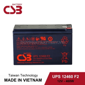 Bình Ắc Quy CSB UPS 12460 F2 – 12V 9Ah