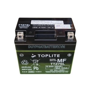 Bình ắc quy TOPLITE TTZ7SL 12V 6AH CCA 90A