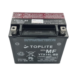 Bình ắc quy TOPLITE YTX14L-BS 12V 12AH CCA 200A