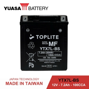Ắc quy TOPLITE YTX7L-BS 12V 7Ah