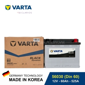 Ắc quy Varta DIN 56030 (12V-60AH)