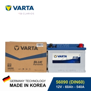 Bình ắc quy VARTA DIN 56090 (12V-60AH) CCA 540A