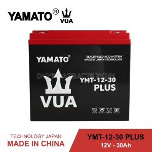 Bình ắc quy Yamato Vua YMT-12-30 Plus (12V-30Ah) - Ắc quy xe đạp điện 