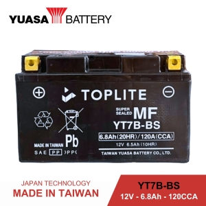Bình ắc quy TOPLITE YT7B-BS 12V 6.8AH CCA 120A