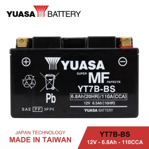 ẮC QUY XE MÔ TÔ PHÂN KHỐI LỚN YUASA YT7B 12V 6.8AH