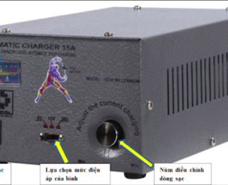 Hướng dẫn sử dụng sạc bình ắc quy đúng cách và an toàn