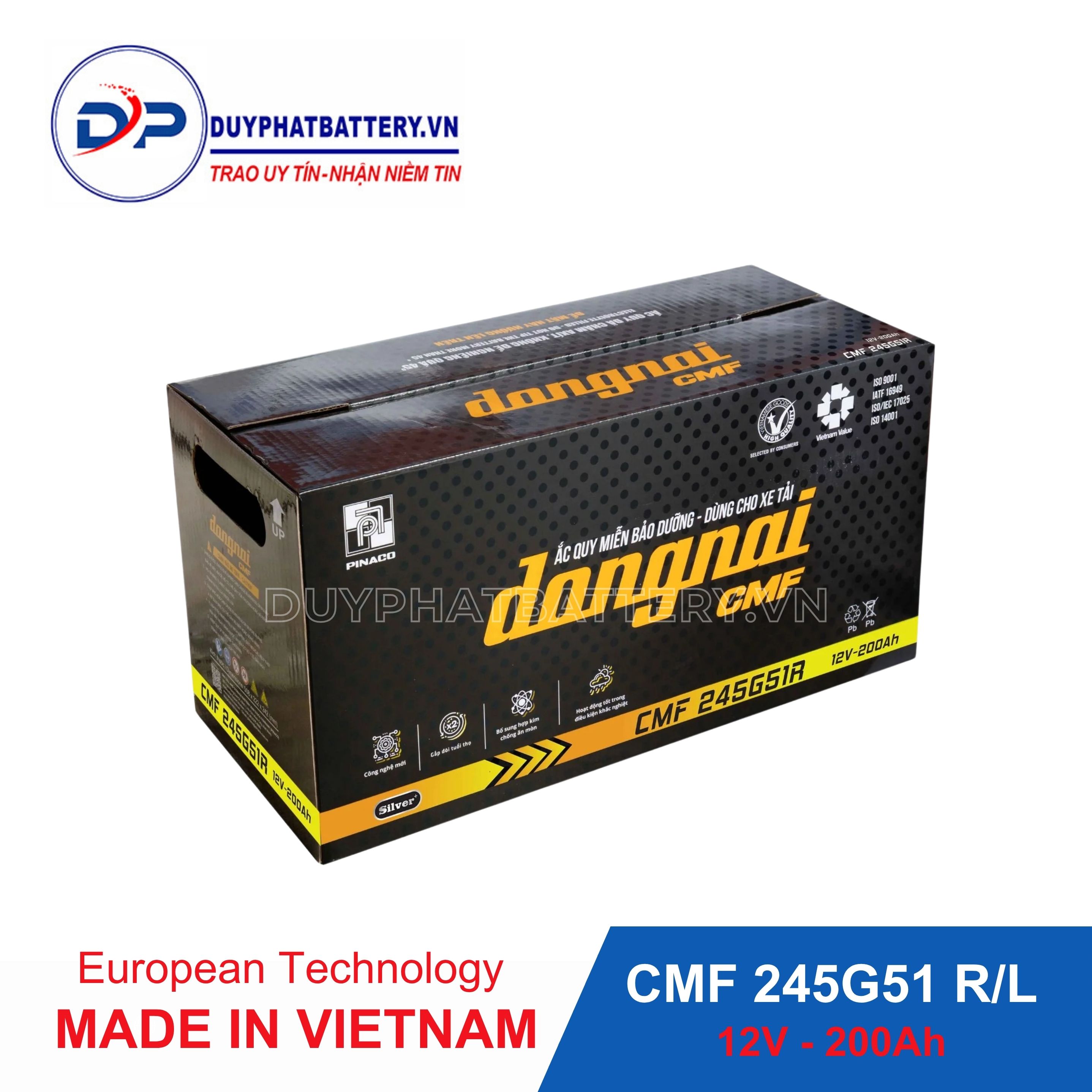 ắc quy Đồng Nai CMF 105D31L