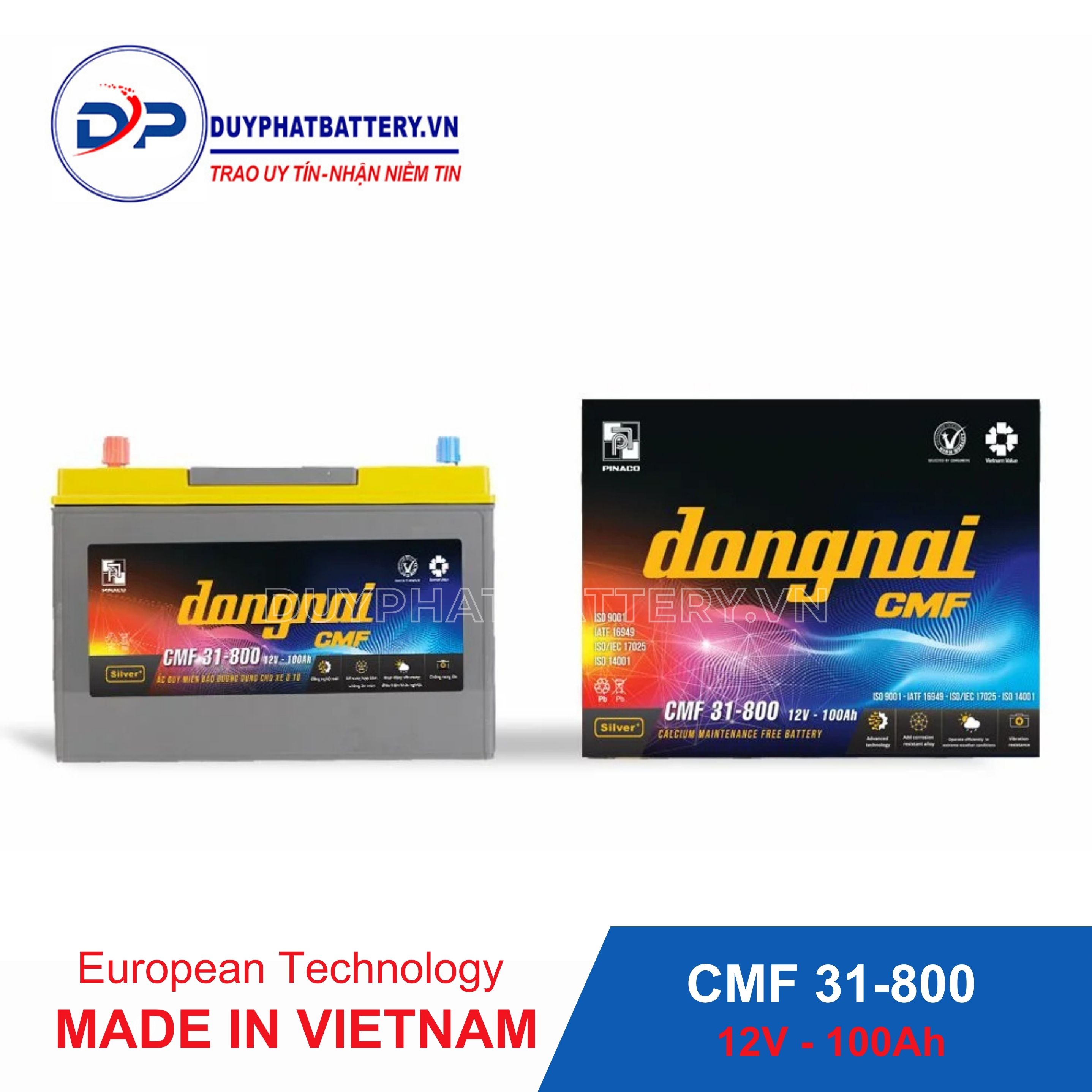 ắc quy Đồng Nai CMF 105D31L