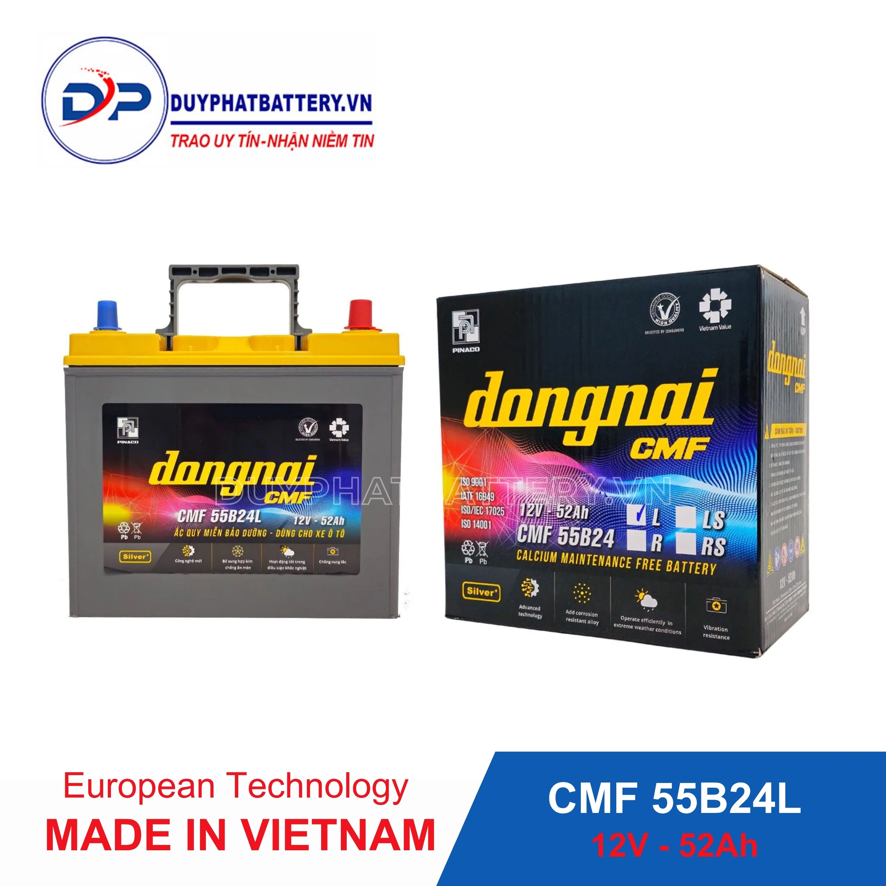 ắc quy Đồng Nai CMF 55B24LS