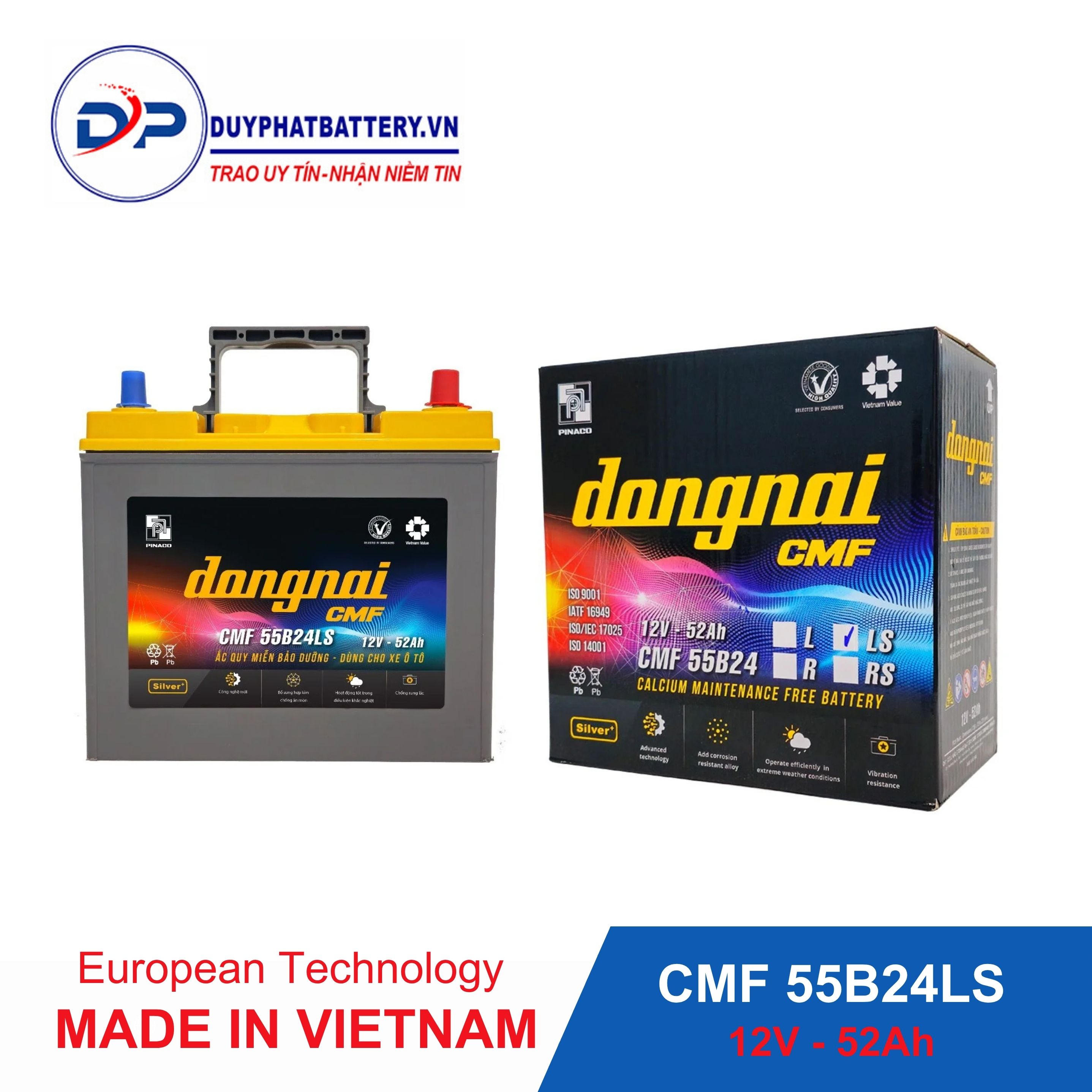 ắc quy Đồng Nai CMF 55B24LS