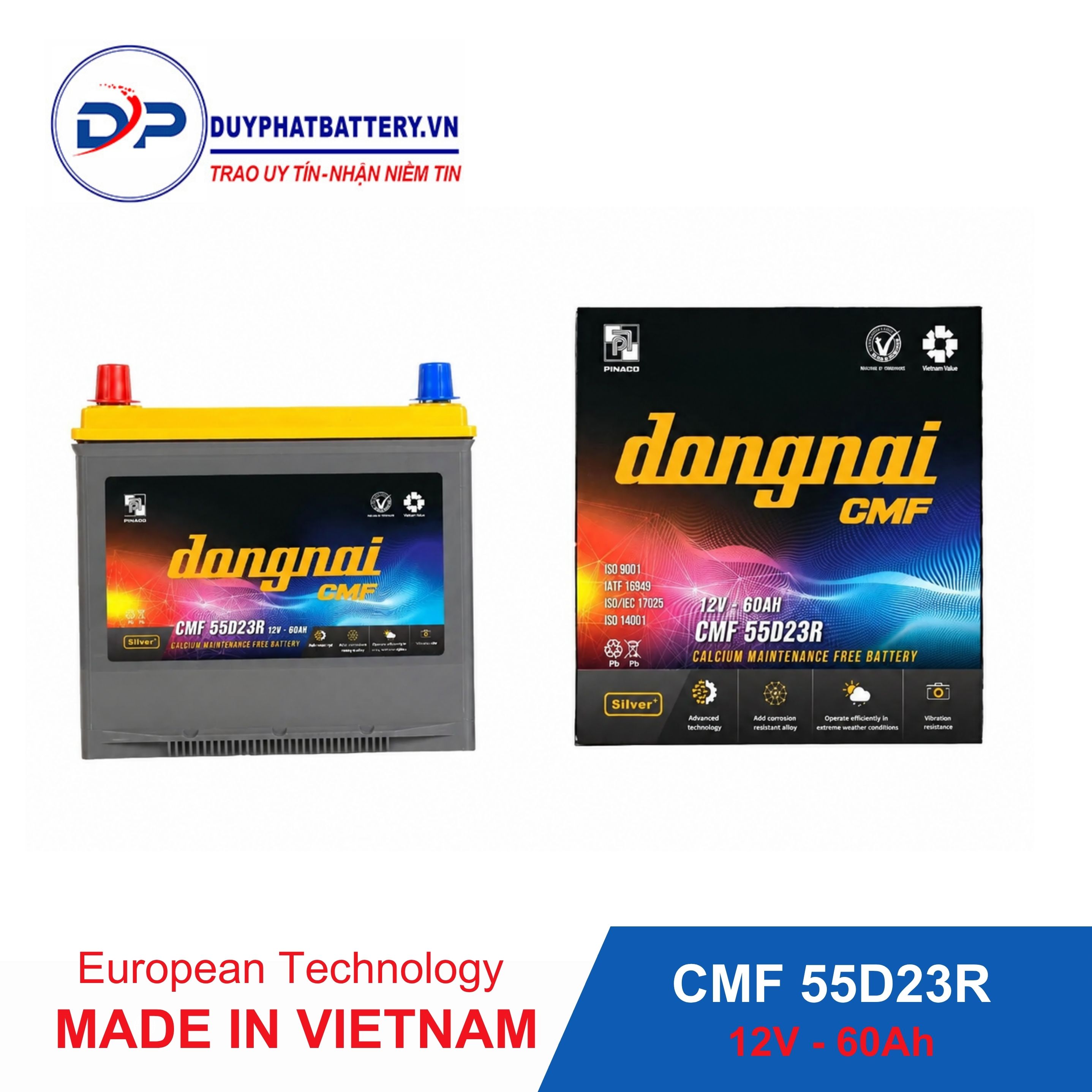 ắc quy Đồng Nai CMF 55D23R