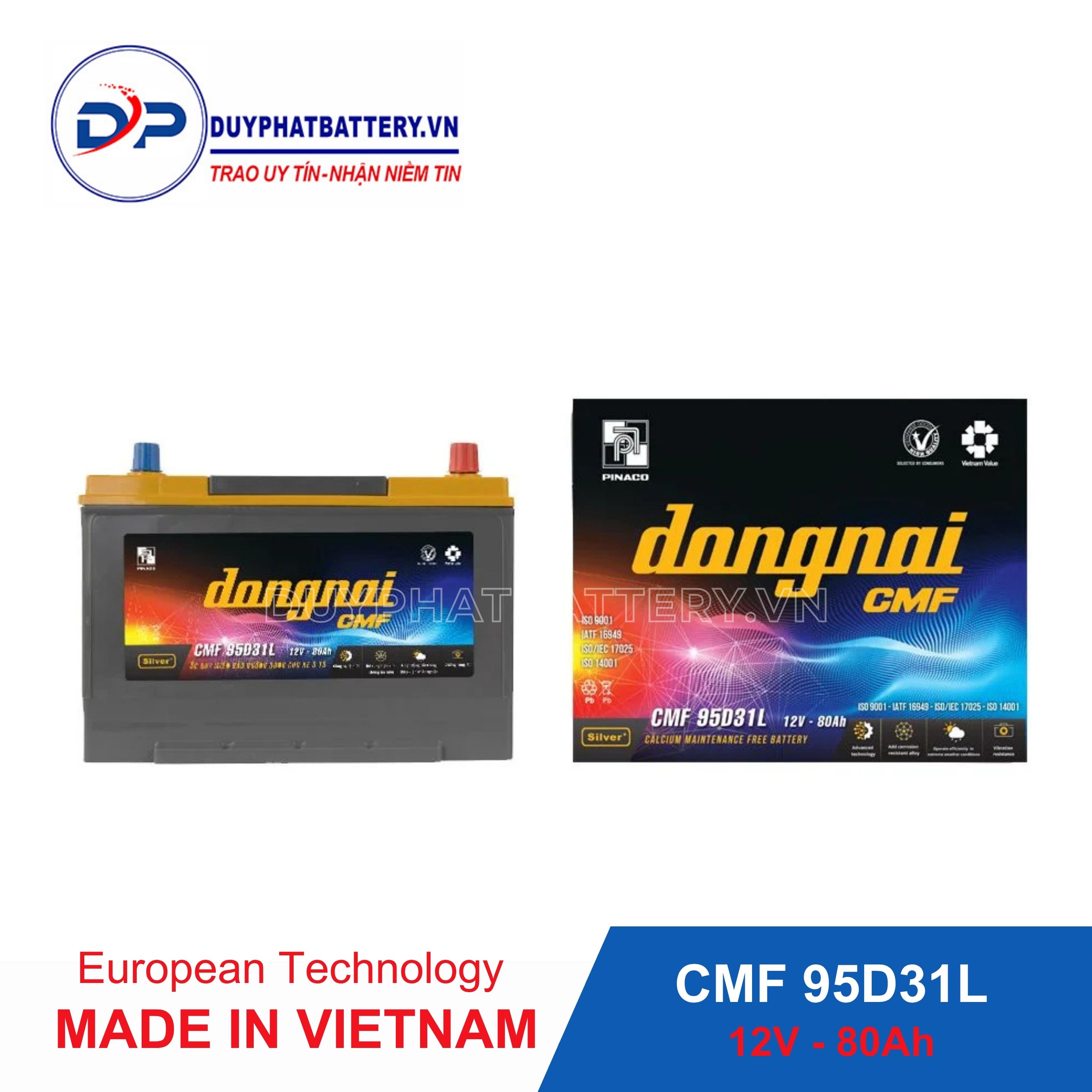 ắc quy Đồng Nai CMF 80D26L