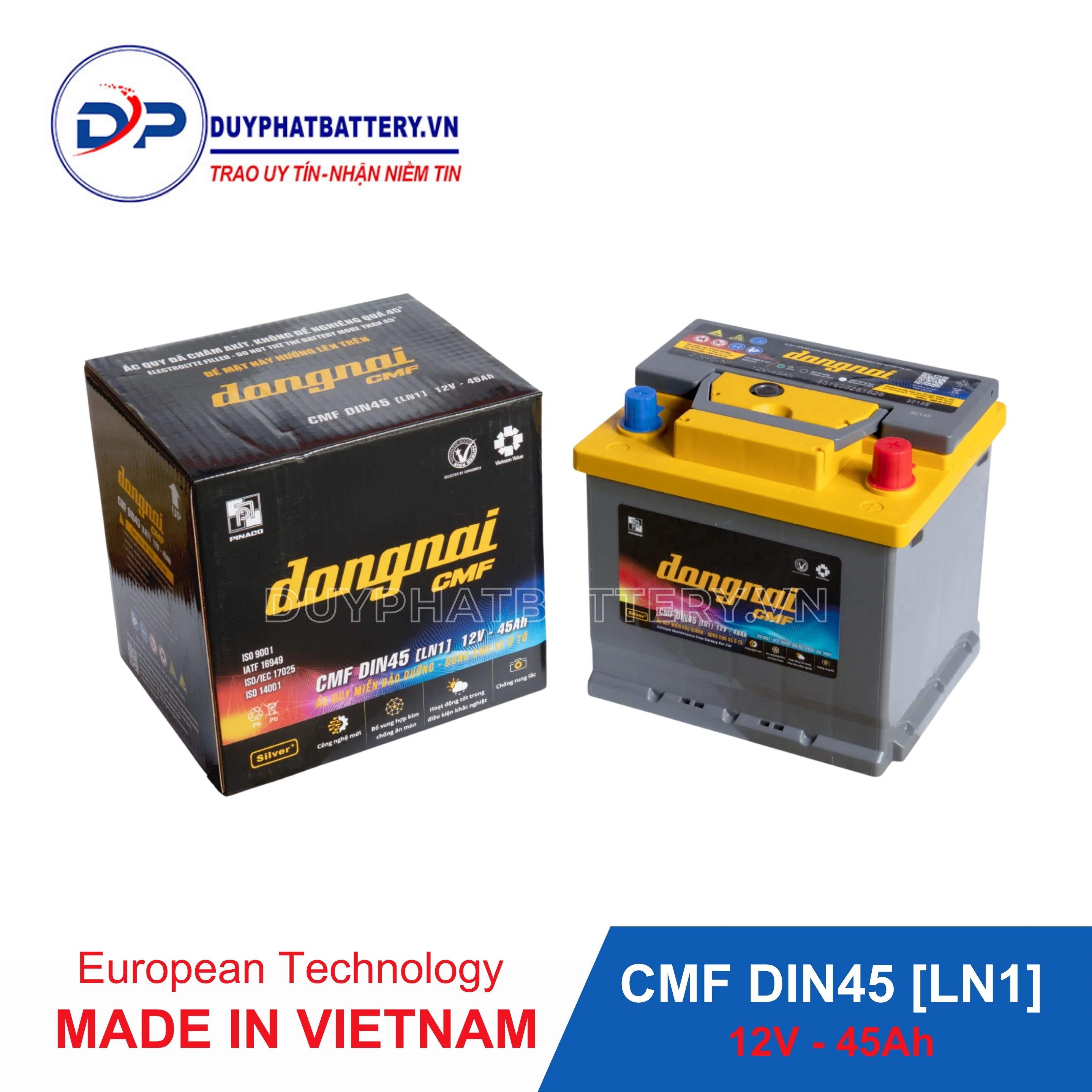  Ắc quy Đồng Nai CMF DIN45 [LBN]