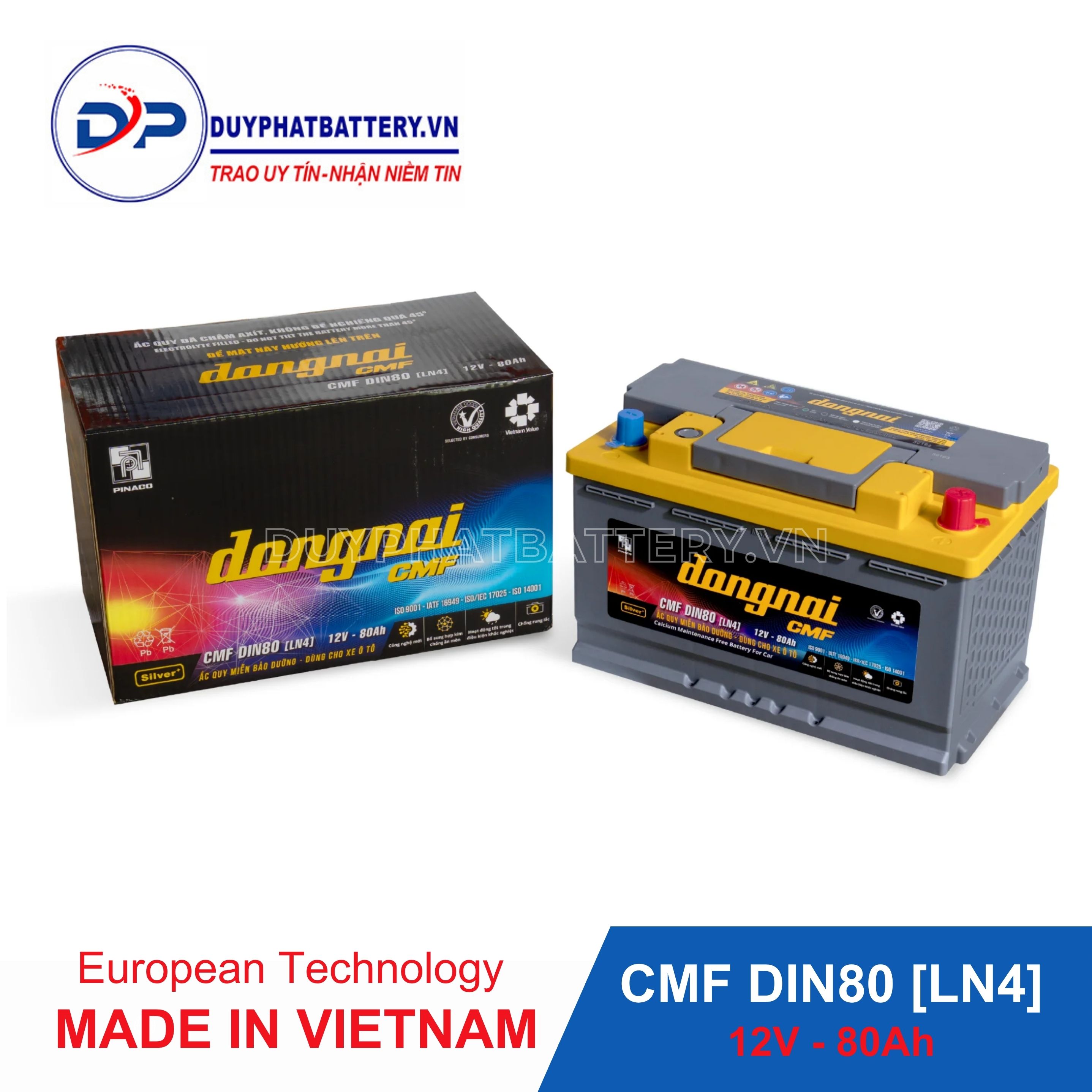 ắc quy Đồng Nai CMF 105D31L