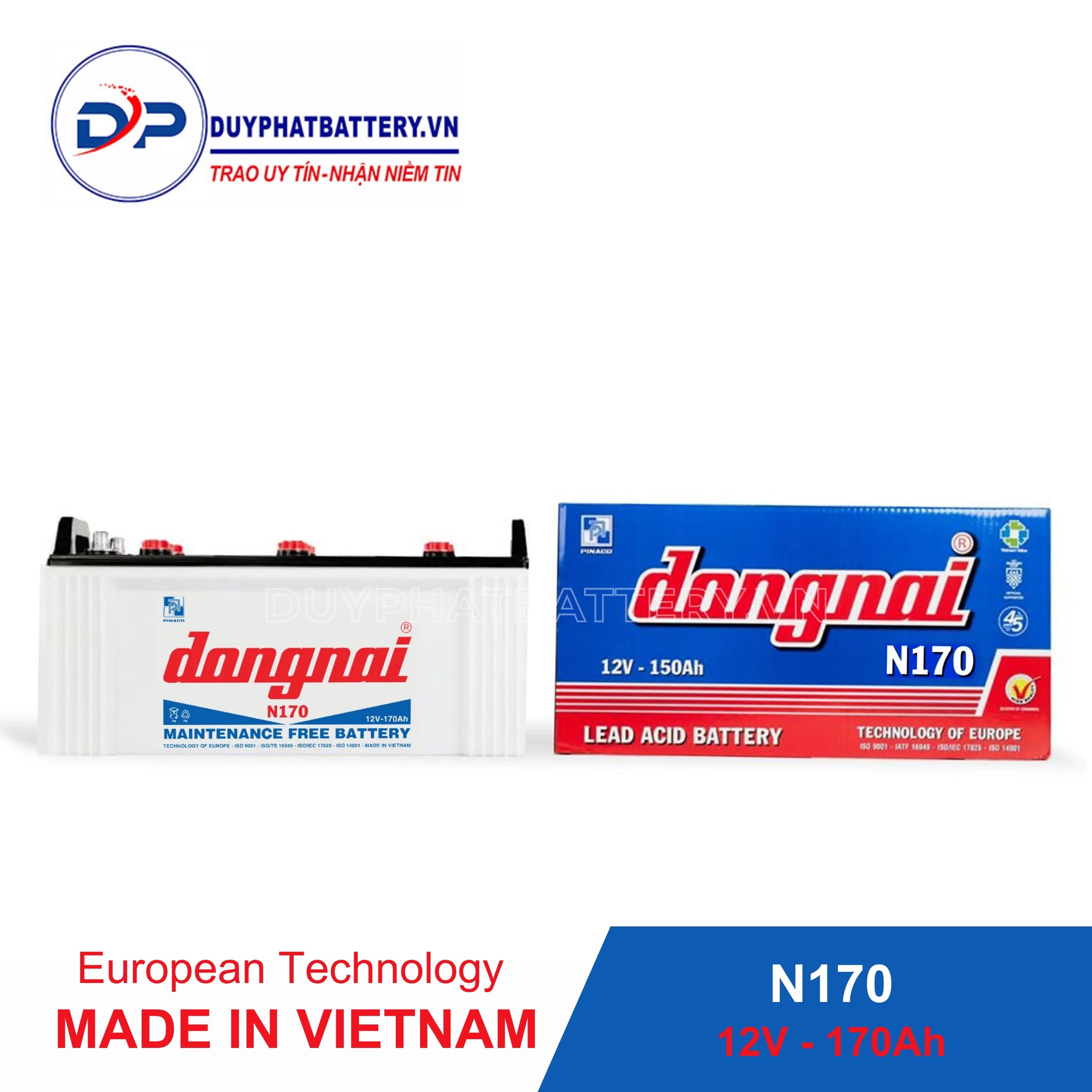 Ắc quy Hybrid Đồng Nai N100