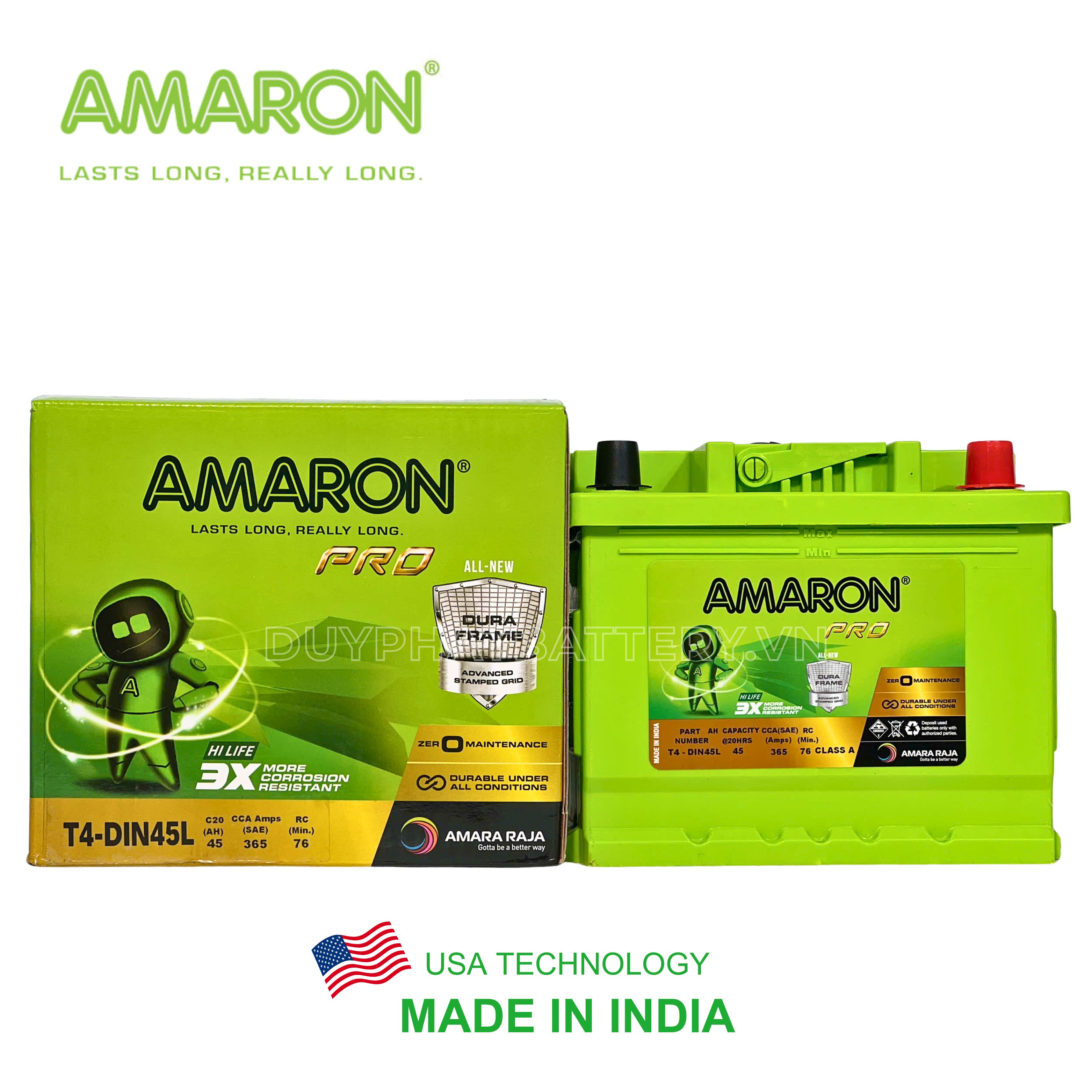 Bình ắc quy Amaron DIN 45