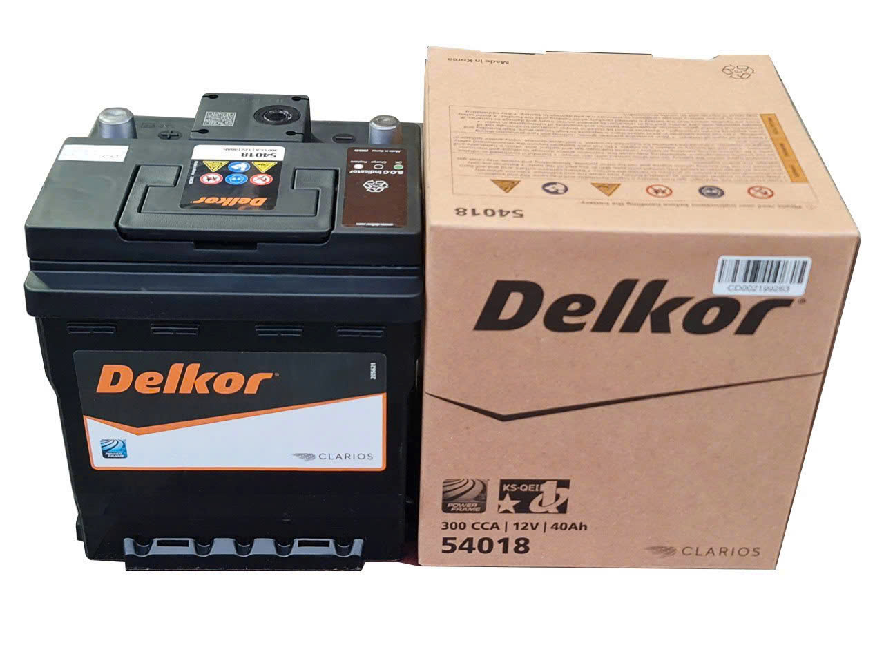 Ắc quy Delkor 54018 12V-40Ah CCA 300