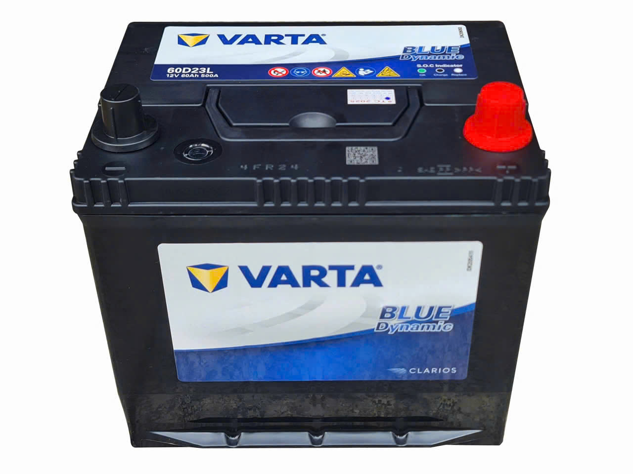 Ắc quy Varta 60D23L 12V-60Ah CCA 500