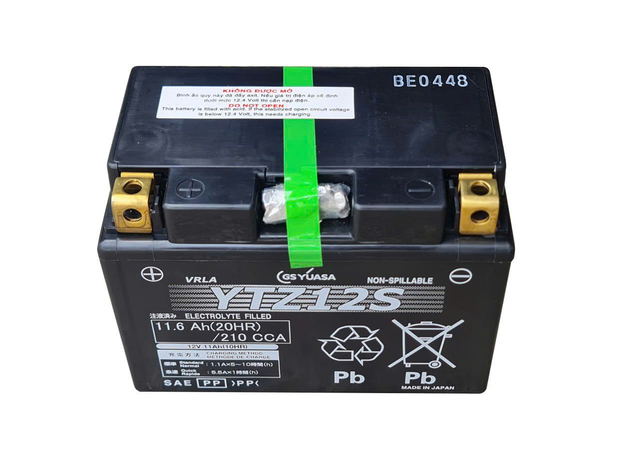 ắc quy GS Yuasa YTZ12S 12V-11.6Ah 210CCA