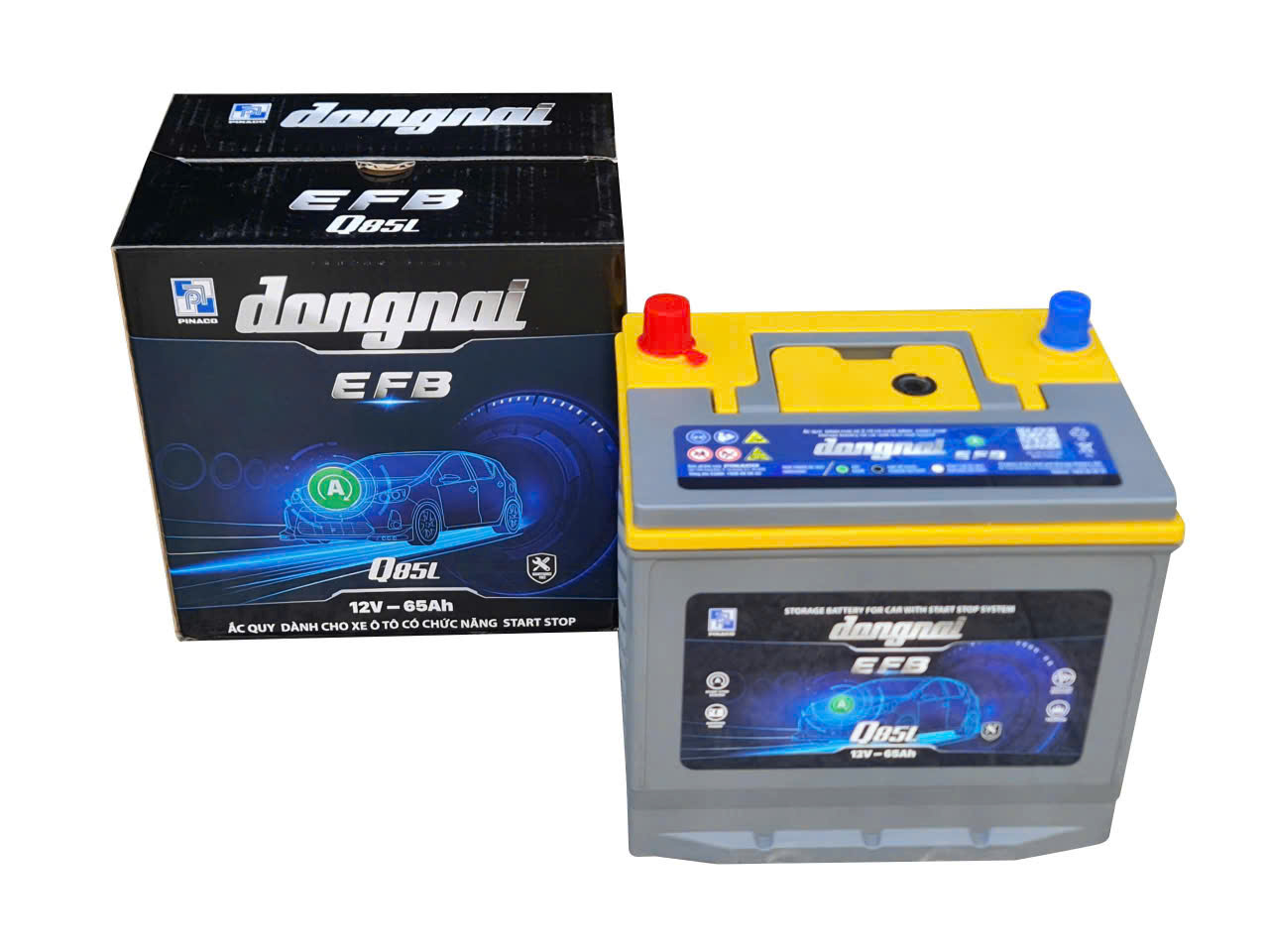 Bình ắc quy Đồng Nai Q85L 12V-65Ah